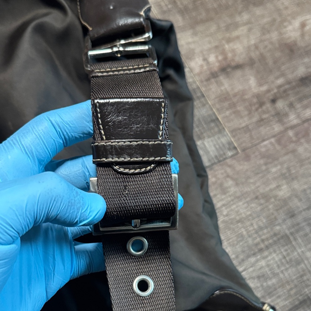 Prada Black Nylon Shoulder Bag - Picture 9 of 16